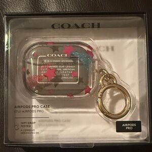 Coach Multicolor Star AirPods Pro Case (New)